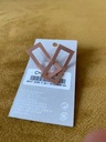 минималистичные серьги COS