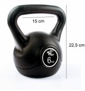 Вес АБС-пластика с шариком гантели для чайника с гирями для упражнений 6 кг