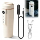 BOUILLOIRE AUTOMOBILE 12V 500ML 96W ACIER 316 AVEC RÉGLAGE TEMPÉRATURE I ÉTUIphoto 11