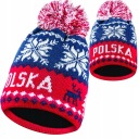 Зимова шапка з помпоном для вболівальника збірної POLAND POLSKI sportspolar тер