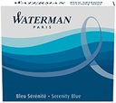 Картриджи для ручек Waterman синие A'6