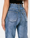 Женские брюки Шведские широкие свободные джинсы с высокой талией 10234 W36