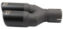Насадка на глушитель ULTER SPORT, двойная черная, 70 мм