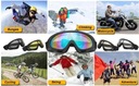 GAFAS MOTOCICLETA CROSS PRZYCIEMNIANE GAFAS ESQUÍS 