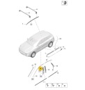 НАКЛАДКА ЗАХИСТ НАКЛАДКА СТІЙКИ ДВЕРІ ПРАВИЙ ПЕРІД 95B853318F PORSCHE MACAN  (17800111815) фото min 7