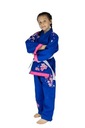 Niebieska judoga dla dziewczyny 140cm/350GSM | Worek oraz pas GRATIS!!