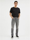 George džínsy pánske nohavice stretch svetlo šedé džínsy zúžené 34/30