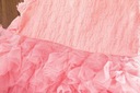 Sukienka różowa falbanki tiulowa roz. 92/98 Wiek dziecka 2 lata +