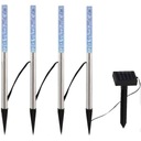 4 x СОЛНЕЧНАЯ САДОВАЯ ЛАМПА МНОГОЦВЕТНАЯ СВЕТОДИОДНАЯ