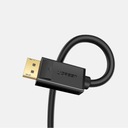 Kábel DisplayPort 1.2 4K 2m čierny Hmotnosť (s balením) 0.15 kg