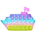 Pop It Game Anti -стресс Toy Pop он пузырит корабль
