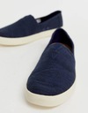 TOMS AVALON NAVY SLUBBY COTTON espadril EU 36,5 Dominujúci vzor bez vzoru