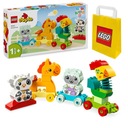 LEGO Duplo 10412 Большие кубики «Поезд с лошадьми» для детей 2, 3, 4 лет