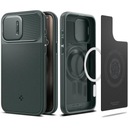 NAKŁADKA Etui do iPhone 15 Pro Max, Spigen Optik Armor Case zielone Dedykowany model iPhone 15 Pro Max