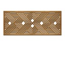 Большая деревянная картина с геометрическим рисунком для гостиной, Бохо