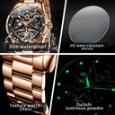 OLEVS 6655 Pánske hodinky Mechanické Vodotesné Stav balenia originálne