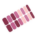 wk-16x полоски для ногтей с отвержденным гелем и пилочкой для ногтей, патчи для ногтей с полным покрытием, стиль E