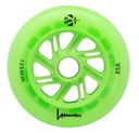 LUMINOUS GREEN APPLE GLOW 125MM ФЛУОРЕСЦЕНТНЫЕ КОЛЕСА ДЛЯ РОЛИКОВЫХ КОНЬКОВ