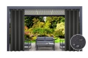 САДОВЫЕ ШТОРЫ 155х220 ДЛЯ САДОВОЙ ТЕРРАСЫ CARBON