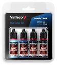 Vallejo 72376 Game Color Набор из 4 красок синего цвета