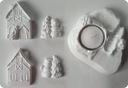 РОЖДЕСТВЕНСКИЙ ПОДСВЕЧНИК ГИПСОВЫЕ ОТЛИКИ 3D ГИПСОВАЯ ФОРМА