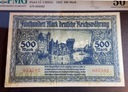 500 Marek 1922 Wolne Miasto Gdańsk - PMG 50 Nominał 500