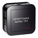 Цифровой оптический аудиоразветвитель 1X3, цифровой SPDIF