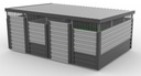 Wiata śmietnikowa, altana, osłona, 8x4m,PRODUCENT