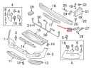 AUDI A4 ALLROAD B8 GUIDE PARE-CHOCS AVANT GAUCHE 8K0807283Dphoto 8