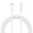 Кабель USB на USB-C Baseus 66Вт 6А 2м Белый