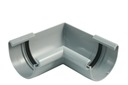 Marley Gutters Gutter 75 INTERNAL BUR Corner 135 серый