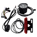 BICYCLES HEADLIGHTS LED Z KLAKSONEM I TURN SIGNALS - LATWY INSTALLATION  photo 8