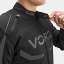 JACKET MOTORCYCLE MESKA TOURISM VORG HORNET BLACK PROTECTORS   photo 14