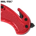 MIL-TEC RESCUE SCISSOR KNIFE Складной нож спасателя MIL-TEC красный с клипсой