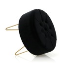 Sedací vak čierny okrúhly glamour moderný sedák Šírka nábytku 47 cm