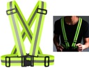 Szelki odblaskowe kamizelka regulowana zielona