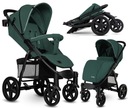 КОЛЯСКА LIONELO ANNET PLUS, ПЛЕНКА, РУЧКА GREEN FOREST