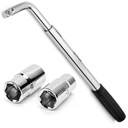 ТЕЛЕСКОПИЧЕСКИЙ КОЛЕСНЫЙ КЛЮЧ 1/2 + ГОЛОВКИ ДЛЯ ВИНТОВ РАЗМЕР 17/19 21/23 ПРОЧНЫЕ