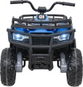 ЕЛЕКТРИЧНИЙ КВАДРОЦИКЛ ATV 24V ПОТУЖНІСТЬ 800W АМОРТИЗАТОРИ ПУЛЬТ ДИСТАНЦІЙНОГО КЕРУВАННЯ СИНІЙ