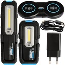 LATARKA 2szt LED z ładowarką indukcyjną indukcja