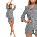 Moraj Стильная женская пижама с короткими шортиками и топом на молнии 4500-005 S