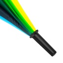 Женский UMBRELLA Автоматический автоматический зонт Rainbow Rainbow Fiber