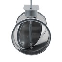 Przepustnica szczelna DSLXMP-160, pod siłownik