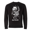 ЧЕРНАЯ МУЗЫКАЛЬНАЯ ФУТБОЛКА ДЛЯ ПАНК-РОК-ПЕСНИ МУЗЫКАНТА