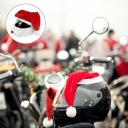 KIT CAP MIKOLAJA NA HELMET +REKAWICZKI MOTORCYCLE DECOR SWIATECZNA STROJ  photo 6