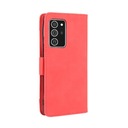 Etui do Samsung Galaxy Note 20 Ultra 5G Skórzany portfel Regulowany uchwyt Kolor czerwony