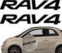 Naklejka wodoodporna, samochodowa, samoprzylepna Toyota Rav4 logo 30cm