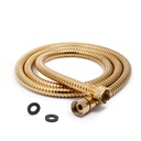 ЗОЛОТОЙ ДУШЕВОЙ ШЛАНГ 60 СМ ДЛЯ УДОБСТВ SANNIT 0,6 М 1/2 ДЮЙМА