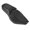 MOTORCYCLE FRONT REAR SEAT DRIVER SEAT PASSENGER BLACK 6N  photo 4