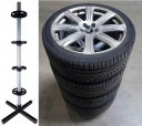 STABILNY SUPPORT VERTICAL SUPPORT SUR ENSEMBLE ROUES 4 PIÈCES JANTES AUTOMOBILEphoto 6